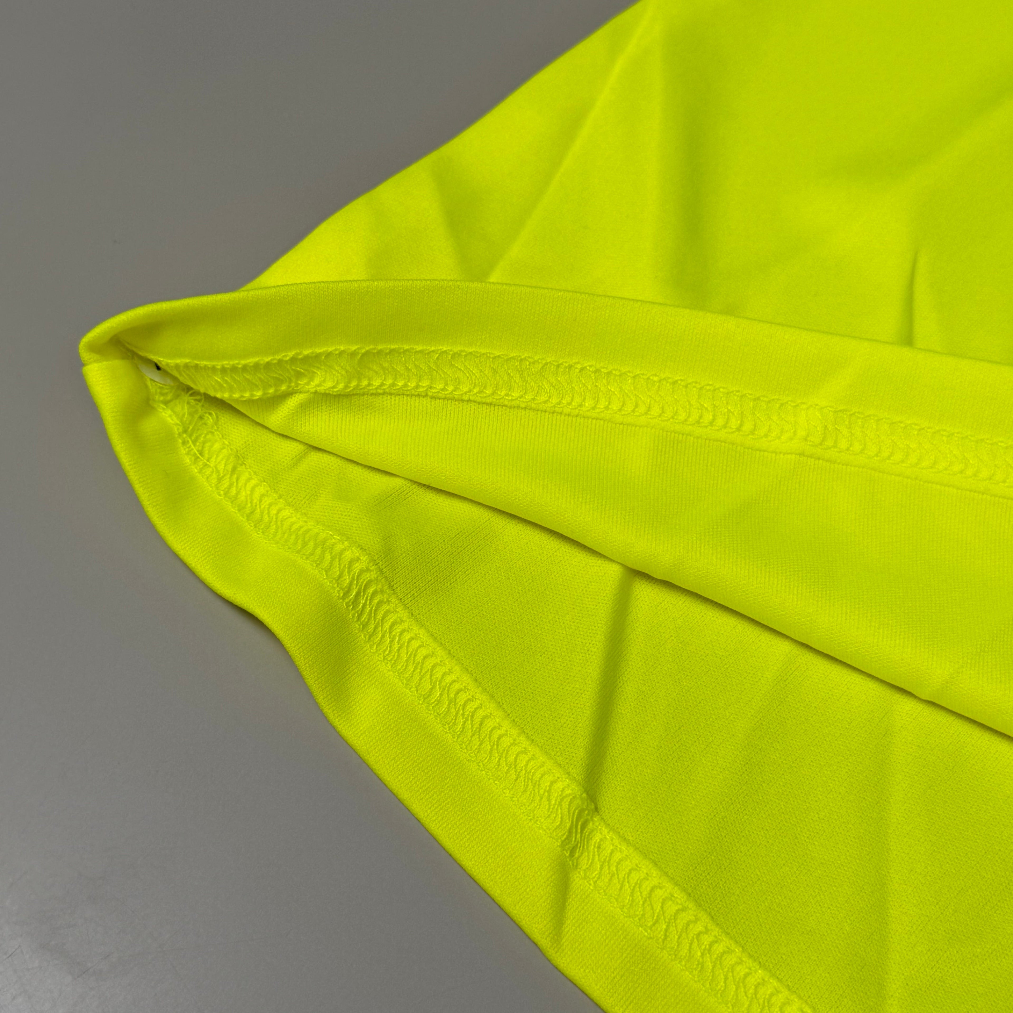 EG-PRO (4 PACK) Long Sleeve High Visibility Shirt 100% Poly SZ 3X Safety Yellow
