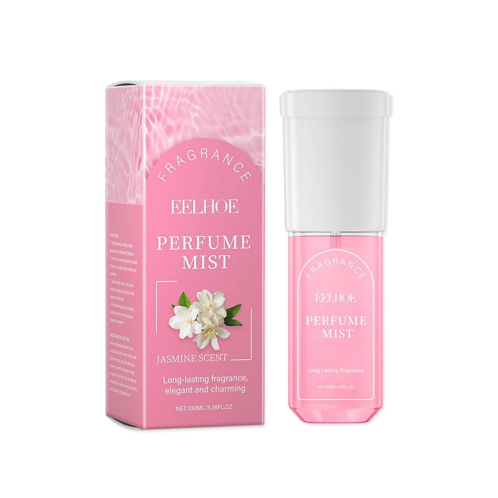 EELHOE Brazilian Jasmine Body Perfume Spray, Light Fragrance Soft Fragrance With Natural Fresh And Not Greasy Light Fragrance