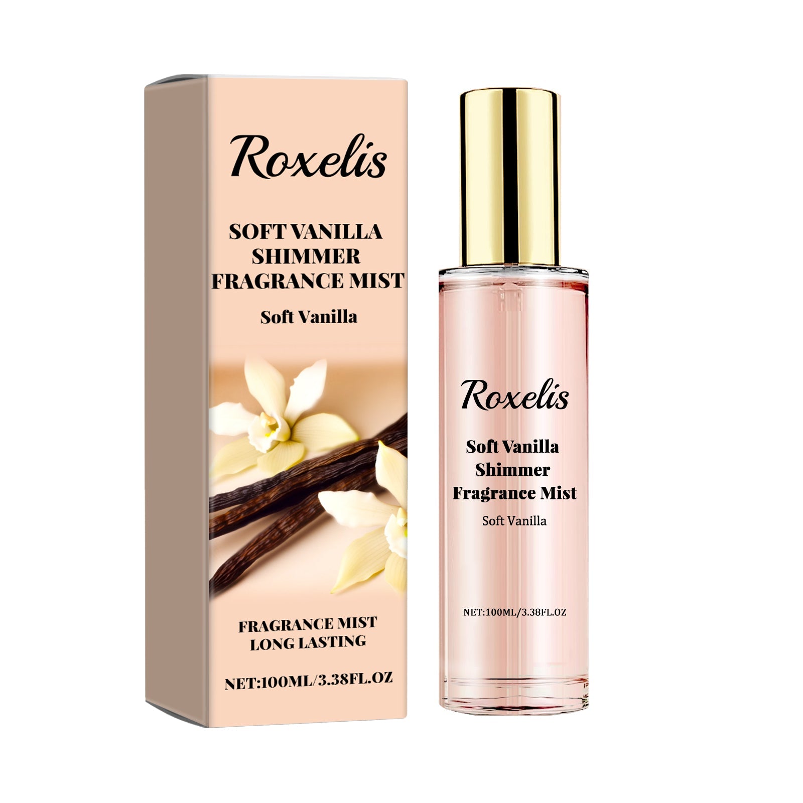Soft Vanilla Shimmer Fragrance Mist, Lasting Fragrance Fresh And Natural Couples Date With Fragrance To Bring Atmosphere Encounter