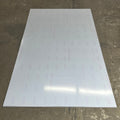 TUFFAK Clear Plastic Polycarbonate Sheet 96"x48"x1/4" (w/ White Peel-off Film)