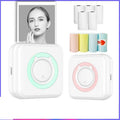 Portable Mini Thermal Printer Wirelessly BT 203dpi Photo Label Memo Wrong Question Printing With USB Cable Imprimante Portable