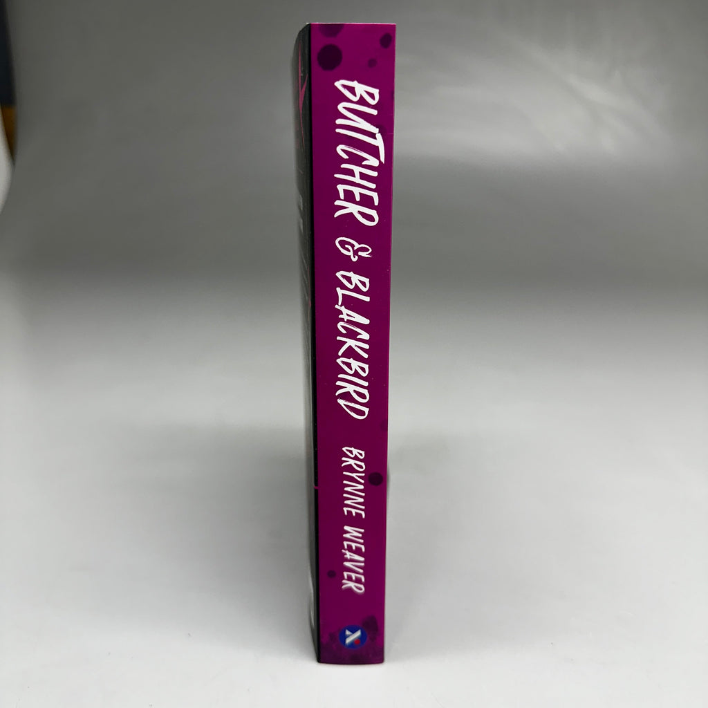 BRYNNE WEAVER Butcher & Blackbird: The Ruinous Love Trilogy 5.5"x8" Black & Purple
