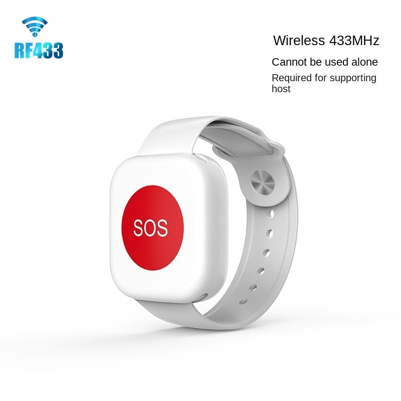 Wireless 433 Home Emergency Call Button Elderly Wear Watch style SOS Call Bracelet