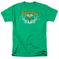 DC Comics Aquaman Splash Mens T Shirt Kelly Green Officially Licensed