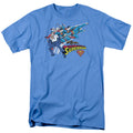 DC Comics Quick Change Mens T Shirt Carolina Blue Officially Licensed
