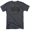 DC Comics Join the Justice League Mens T Shirt Charcoal Officially Licensed