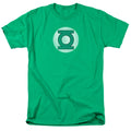 DC Comics Gl Logo Distressed Mens T Shirt Kelly Green Officially Licensed