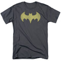 DC Comics Batgirl Logo Distressed Mens T Shirt Charcoal Officially Licensed