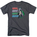 DC Comics Here Kitty Mens T Shirt Charcoal Officially Licensed