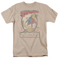 DC Comics Superman 1 Distressed Mens T Shirt Sand Officially Licensed