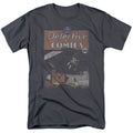 DC Comics Detective #27 Distressed Mens T Shirt Charcoal Officially Licensed