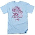 DC Comics Supergirl Mens T Shirt Light Blue Officially Licensed