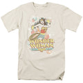 DC Comics Strength Mens T Shirt Cream Officially Licensed