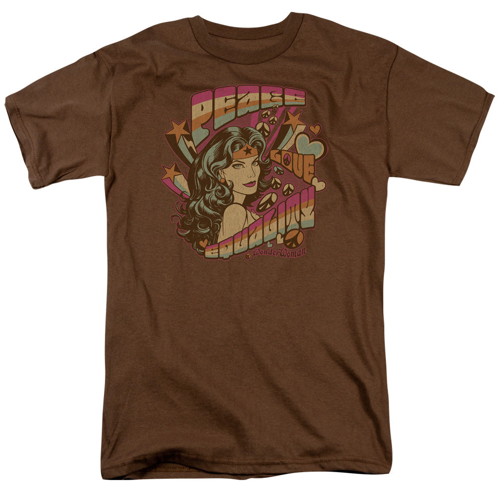DC Comics Peace Mens T Shirt Coffee Officially Licensed