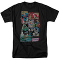 DC Comics Justice League Boxes Mens T Shirt Black Officially Licensed