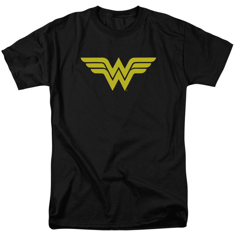 DC Comics Wonder Woman Logo Mens T Shirt Black Officially Licensed