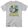 DC Comics Batman Mens T Shirt Silver Officially Licensed