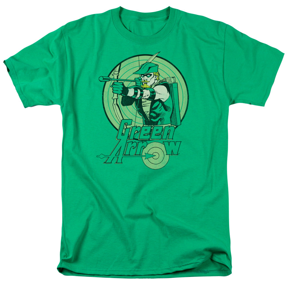 DC Comics Green Arrow Mens T Shirt Kelly Green Officially Licensed