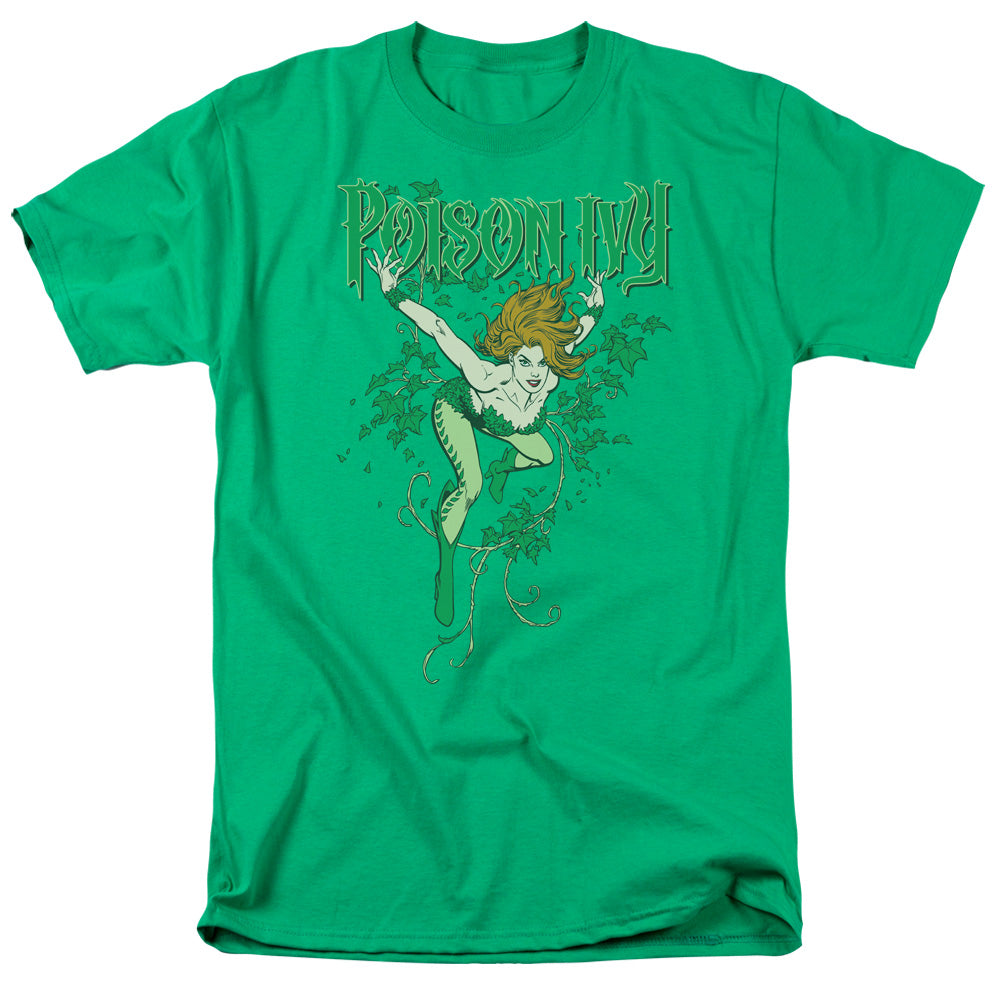 DC Comics Poison Ivy Mens T Shirt Kelly Green Officially Licensed
