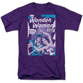 DC Comics Human Shield Mens T Shirt Purple Officially Licensed