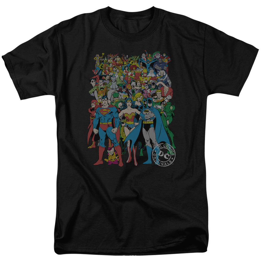 DC Comics Original Universe Mens T Shirt Black Officially Licensed