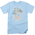 DC Comics Girls Do It Better Mens T Shirt Light Blue Officially Licensed