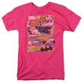 DC Comics Three of a Kind Mens T Shirt Hot Pink Officially Licensed