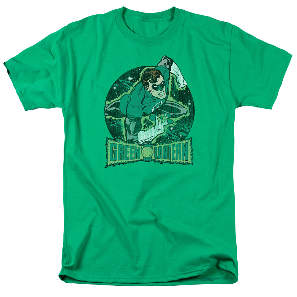 DC Comics in the Spotlight Mens T Shirt Kelly Green Officially Licensed