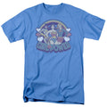 DC Comics Retro Girl Power Mens T Shirt Carolina Blue Officially Licensed