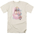 DC Comics Sirens of Strength Mens T Shirt Cream Officially Licensed