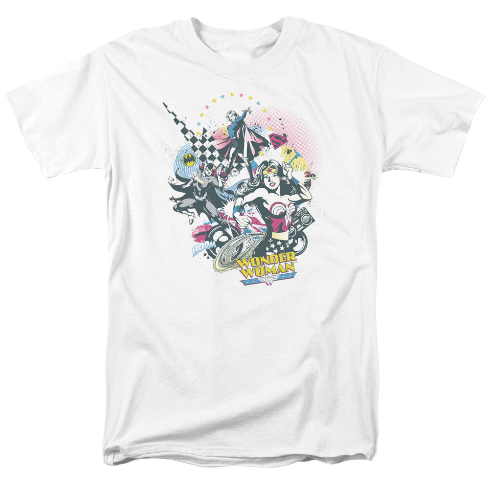 DC Comics Power Trio Mens T Shirt White Officially Licensed