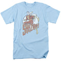 DC Comics Stepping Out Mens T Shirt Light Blue Officially Licensed
