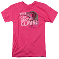 DC Comics Claws Mens T Shirt Hot Pink Officially Licensed