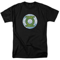 DC Comics Green Lantern Neon Distress Logo Mens T Shirt Black Officially Licensed