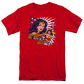 DC Comics Pop Art Wonder Mens T Shirt Red Officially Licensed