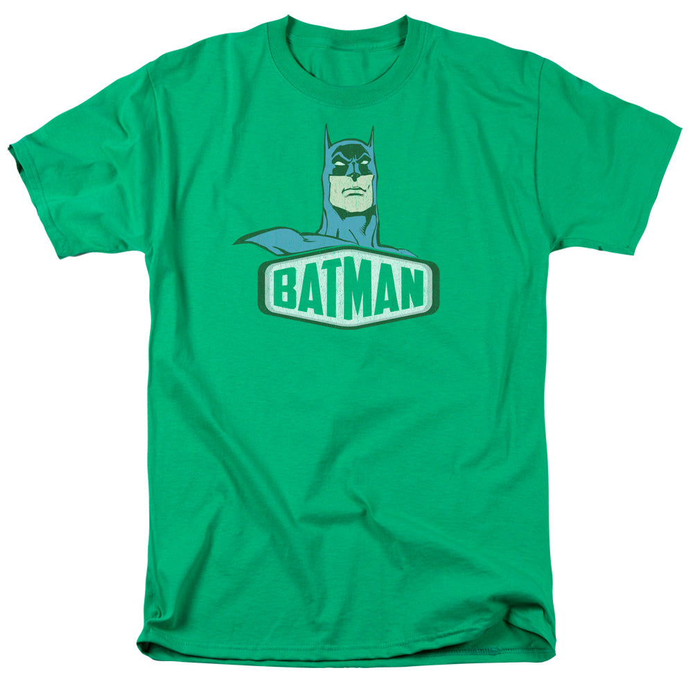 DC Comics Batman Sign Mens T Shirt Kelly Green Officially Licensed