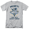 DC Comics Money Mens T Shirt Athletic Heather Officially Licensed