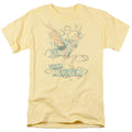 DC Comics Heaven Mens T Shirt Yellow Officially Licensed