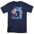 DC Comics Bachelor Mens T Shirt Navy Blue Officially Licensed