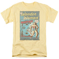DC Comics Wonder Woman Wanted Mens T Shirt Yellow Officially Licensed