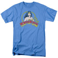 DC Comics Vintage Woman Mens T Shirt Carolina Blue Officially Licensed