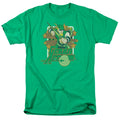DC Comics Green Arrow Stars Mens T Shirt Kelly Green Officially Licensed
