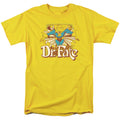 DC Comics Dr Fate Stars Mens T Shirt Yellow Officially Licensed