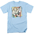 DC Comics Totally Harvey & Ivy Mens T Shirt Light Blue Officially Licensed