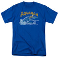 DC Comics Aqua Swim Mens T Shirt Royal Blue Officially Licensed