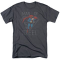 DC Comics Hardened Heart Mens T Shirt Charcoal Officially Licensed