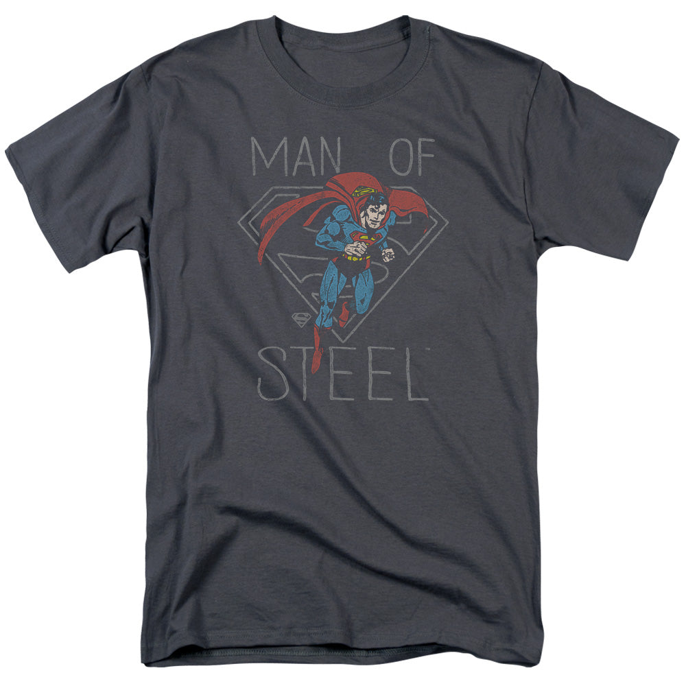 DC Comics Hardened Heart Mens T Shirt Charcoal Officially Licensed
