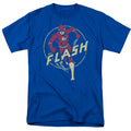 DC Comics Flash Flash Comics Mens T Shirt Royal Blue Officially Licensed