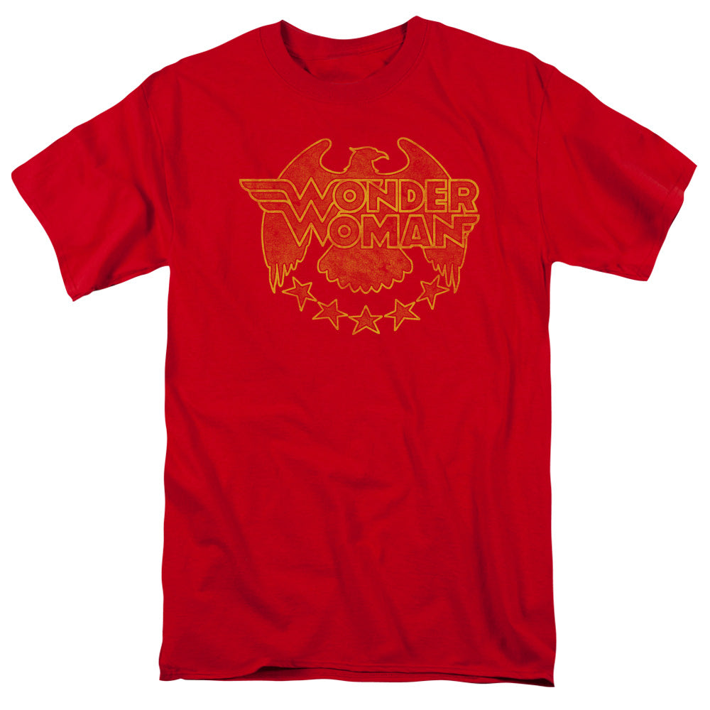 DC Comics Wonder Eagle Mens T Shirt Red Officially Licensed