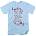 DC Comics Super Card Mens T Shirt Light Blue Officially Licensed